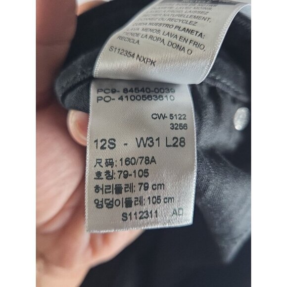 Levi’s Signature Jeans Mid-Rise Skinny Size 12 (31x28) Black - Picture 5 of 6